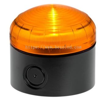 222-2458 - RS PRO Amber LED Steady Beacon, 120 V ac, 240 V ac, Screw Mount, IP66