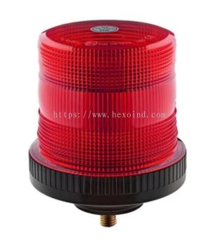 239-9244 - RS PRO Red LED Flashing Beacon, 10  110 V, Base-Mounted