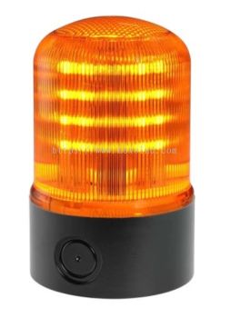 199-9764 - RS PRO Amber LED Multiple Effect Beacon, 12 V ac/dc, 24 V ac/dc, Base Mount