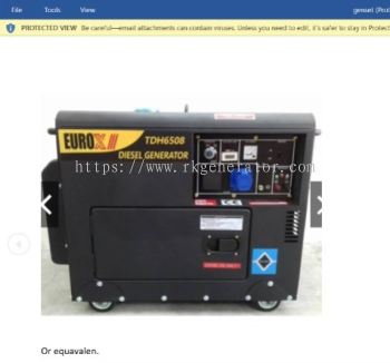 Esaco HHD6500 6Kva 415V 