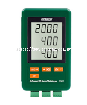 Extech SD900: 3-Channel DC Current Datalogger