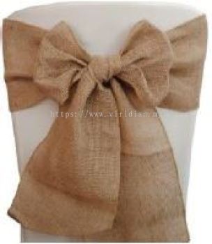 Burlap Sash