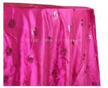 Sequin Taffeta Table Cloth