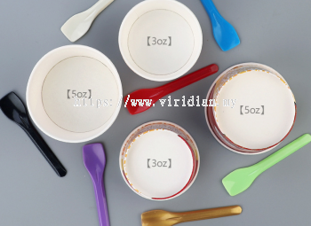 Ice Cream Cup Bowl Single Double PE