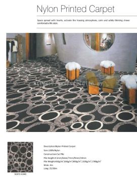 Banquet Hall Public Area Carpet - Nylon Printed Main