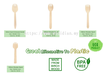 Wooden Forks Sporks 3