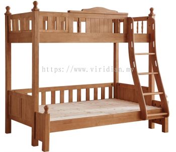 Solid Rubber Wood Separable Bunk Bed - Z603