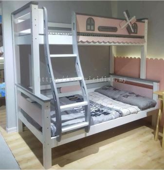 Solid Cherry Wood Separable Bunk Bed - Z1921