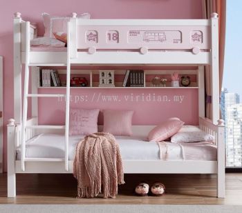 Solid Rubber Wood Separable Bunk Bed - Z1918-05 W-LD