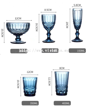 Flower Pattern Big Small Ice Cream Bowl