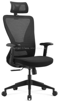 1 Lalo-H (nylon base) high back office chair