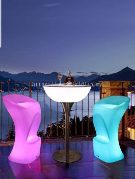 LED Cocktail Table Chair2