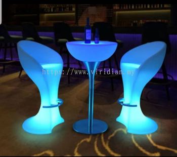 LED Cocktail Table Chair1