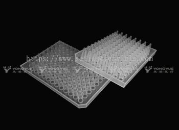 0.2ml 96-Well PCR plate Half Skirt Transparent Clear, Non-Pyrogenic, DNase & RNase Free