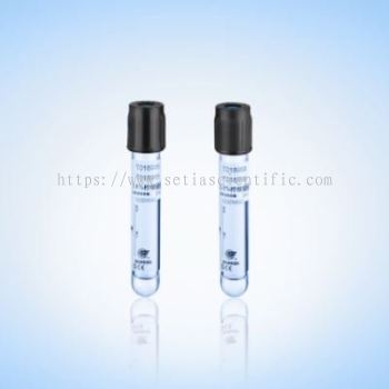 High quality disposable ESR blood collection tubes, Black Cap, 1.6ml, 2.4ml, 3.2ml