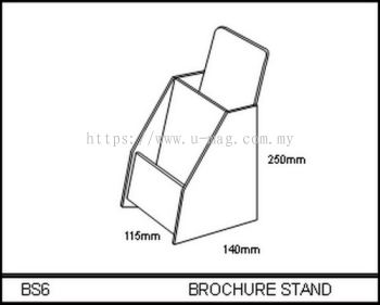 BS6 BROCHURE STAND