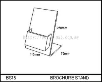 BS15 BROCHURE STAND