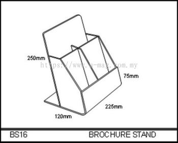 BS16 BROCHURE STAND