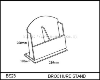 BS23 BROCHURE STAND