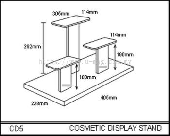 CD5 COSMETIC DISPLAY STAND