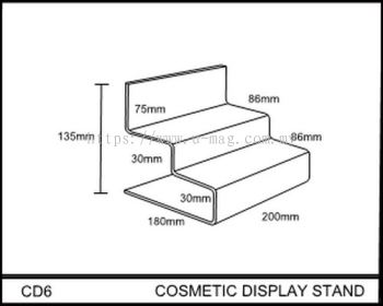 CD6 COSMETIC DISPLAY STAND