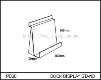 PD26 BOOK DISPLAY STAND