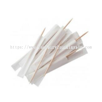 BAMBOO TOOTHPICK WITH WRAPPER (NON MINTED) (1000��S X 1BOX)