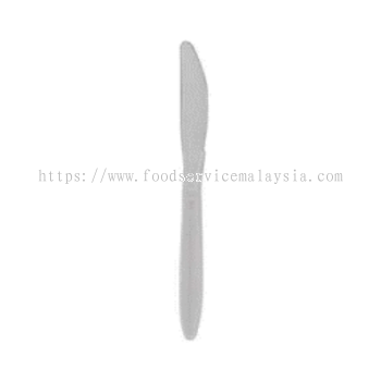 6.5 PLASTIC KNIFE (WHITE) (50S X 50PKT)