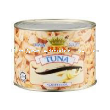 REX TUNA FLAKES IN OIL (6 X 1.85KG)