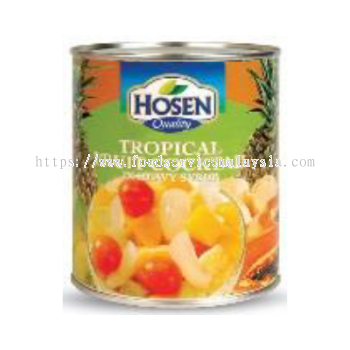 HOSEN TROPICAL FRUIT COCKTAIL (12 X 825GM)