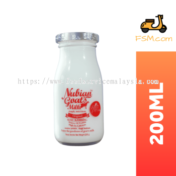 (PRE-ORDER) Nubian Goat Milk 200ml (12 bottles)