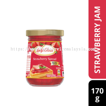 LADY'S CHOICE STRAWBERRY JAM (12 X 170G)