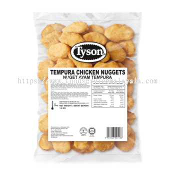 TYSON TEMPURA CHICKEN NUGGETS (10BAGS X 1000G)