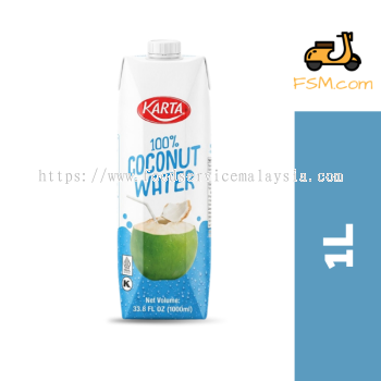 Karta 100% Coconut Water 1L ( 12 Packets)