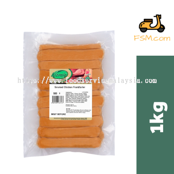 Kizmiq Smoked Chicken Frankfurter 1kg