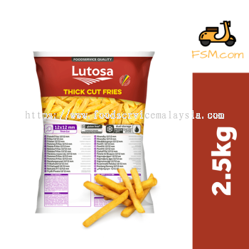 Lutosa Kriss Crinkle Cut 12mm 2.5kg (4 Packets) (P3280)