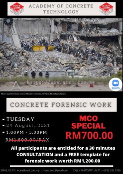24 Aug | Concrete Forensic Work