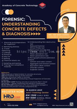 FORENSIC: UNDERSTANDING CONCRETE DEFECTS & DIAGNOSIS