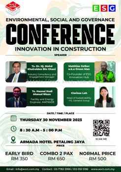ESG CONFERENCE [INNOVATION IN CONSTRUCTION