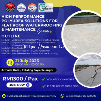 HIGH PERFORMANCE POLYUREA SOLUTIONS FOR FLAT ROOF WATERPROOFING & MAINTENANCE