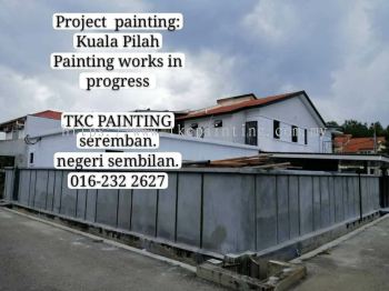 #Project: #Kuala Pilah #要油漆#找我们#Paint it.#Looking Me!TKC Painting#Seremban#Negeri Sembilan #拥有20年的油漆经验 #让您安心~#价格最公道! ●#承包与#承接:#各室内外大小油漆工程与#油漆服务。 ~#业大小油漆#单层/#双层店屋与#排屋#Banglo，#半独立式，#独立式，#蓄水池#TNB，#酒店，#工，#神庙，#学校等各大小 '油漆'…… #Painting services &#Painting Projects #package labor and materials。 #Shophouse, #home, #temple, #factory,#Tangki#and #school…… https://m.facebook.com/tkcpaintingN.S/?ref=bookmarks https://www.facebook.com/pg/tkcpaintingN.S/about/https://www.tkcpainting.com.myhttp://wa.me/60162322627whatsapp:016-232 2627