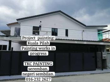 # Project: #Kuala Pilah #要油漆#找我们#Paint it.#Looking Me!TKC Painting#Seremban#Negeri Sembilan #拥有20年的油漆经验 #让您安心~#价格最公道! ●#承包与#承接:#各室内外大小油漆工程与#油漆服务。 ~#业大小油漆#单层/#双层店屋与#排屋#Banglo，#半独立式，#独立式，#蓄水池#TNB，#酒店，#工，#神庙，#学校等各大小 '油漆'…… #Painting services &#Painting Projects #package labor and materials。 #Shophouse, #home, #temple, #factory,#Tangki#and #school…… https://m.facebook.com/tkcpaintingN.S/?ref=bookmarks https://www.facebook.com/pg/tkcpaintingN.S/about/https://www.tkcpainting.com.myhttp://wa.me/60162322627whatsapp:016-232 2627