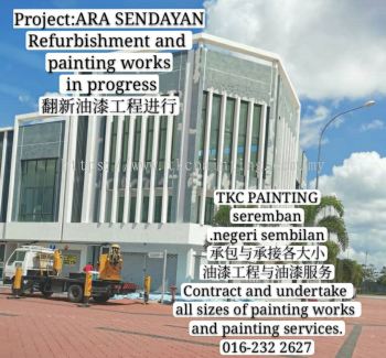 Project#Sendayan#Ṥ̽#Renovation and painting works
#Ҫ#!
#Paint it.
#Looking for Us.
TKC Painting#Seremban#Negeri Sembilan  
#ӵ20ᾭ #~#۸! 
#а#н:
#СṤ#    
 ~#ҵ