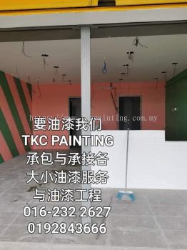 #要油漆找我们TKC PAINTING#Repainting Project at Forest he016-232 2627#承包与#承接各大小#油漆服务与#油漆工程Contracting and undertaking various painting services and painting projectshttps:/wa me/60162322627