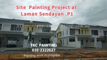 Site Project Painting at Laman Sendayan 1