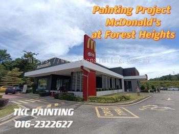 Refurbished paintat:Forest height McDMcdonald's麦当劳翻新油漆at senawang