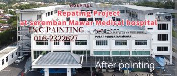 Repainting at (2019)Mawar Medical  Hospital