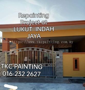 Repainting project at Lukut Jaya