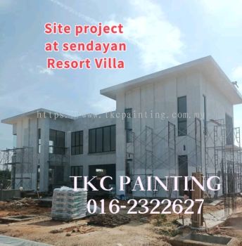 Site paintng project at Resort Villa(sendayan).