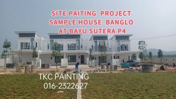 #SITE PAITING  PROJECT 
Sample  House  BANGLO 
AT BAYU SUTERA P4